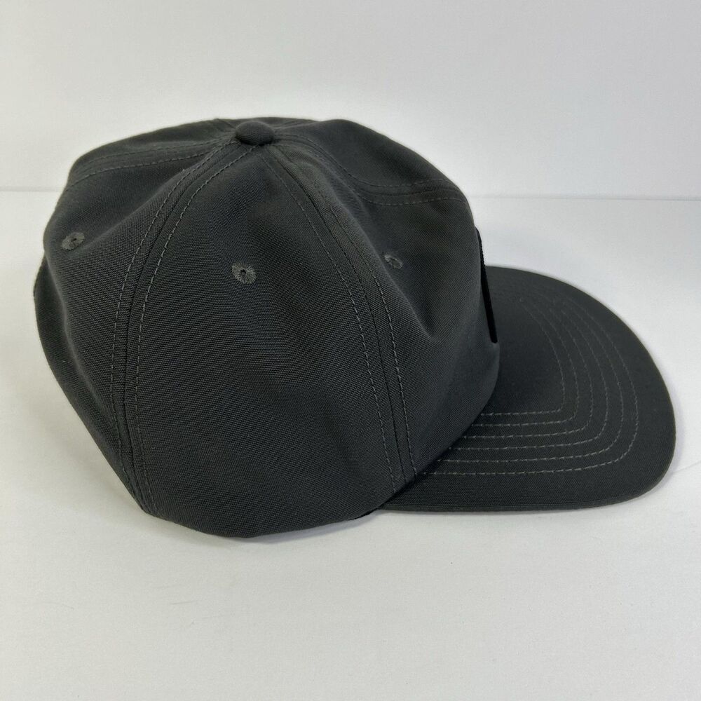 PrAna Gazin Patch Hat Cap Snapback Gray Mens One Size BFTE Logo Baseball - Picture 4 of 6